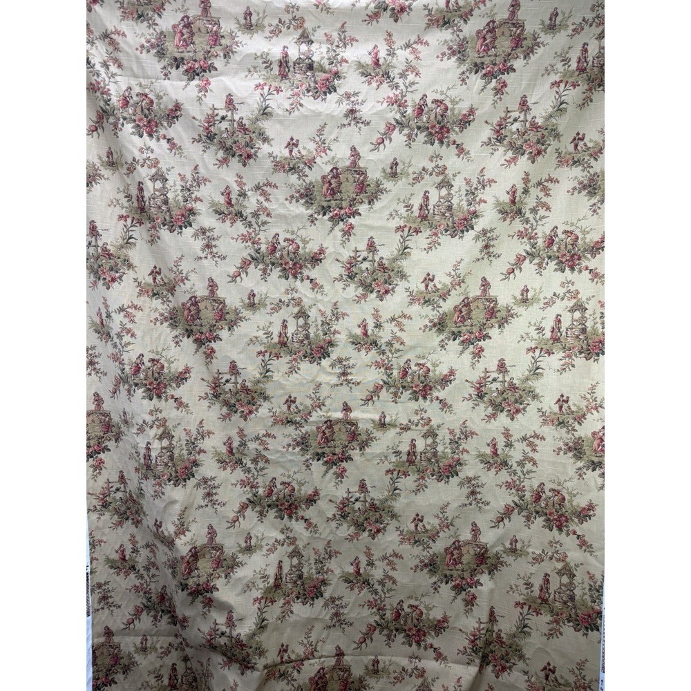 Platinum Collection Richloom Original Screenprint Fabric Toile de Jouy 11 Yards